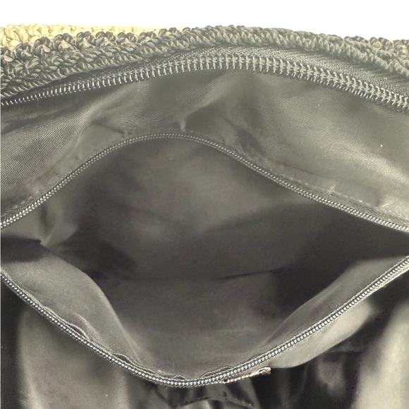 The Sak Black and White Crochet Collection Hobo Handbag - Picture 8 of 13